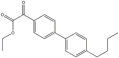 ETHYL 4-(4-N-BUTYLPHENYL)BENZOYLFORMATE 结构式