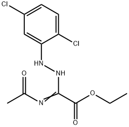 ETHYL 2-(ACETYLAMINO)-2-[2-(2,5-DICHLOROPHENYL)-HYDRAZONO]ACETATE 结构式