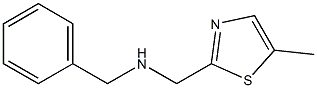 BENZYL-(5-METHYL-THIAZOL-2-YLMETHYL)-AMINE 结构式