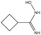N-HYDROXYCYCLOBUTANECARBOXIMIDAMIDE 结构式