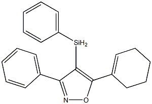 5-CYCLOHEX-1-ENYL-3-PHENYL-4-PHENYLSELANYLISOXAZOLE 结构式