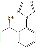 (1S)-1-(2-(1,2,4-TRIAZOLYL)PHENYL)PROPYLAMINE 结构式