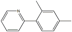 2-(2,4-二甲基苯基)吡啶 结构式