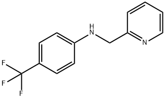 PYRIDIN-2-YLMETHYL-(4-TRIFLUOROMETHYL-PHENYL)-AMINE 结构式