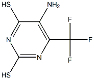 5-AMINO-6-(TRIFLUOROMETHYL)PYRIMIDINE-2,4-DITHIOL 结构式