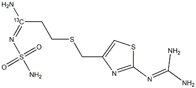 FAMOTIDINE-13C1 结构式