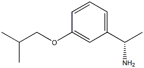 (1S)-1-[3-(2-METHYLPROPOXY)PHENYL]ETHYLAMINE 结构式