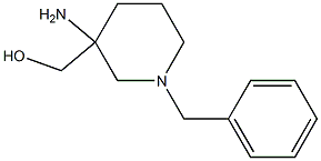 (3-Amino-1-benzylpiperidin-3-yl)methanol 结构式