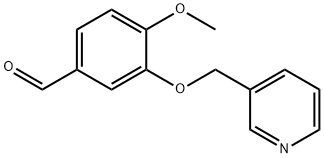 4-METHOXY-3-(PYRIDIN-3-YLMETHOXY)BENZALDEHYDE 结构式