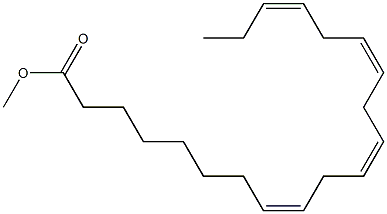 8Z,11Z,14Z,17Z-EICOSATETRAENOIC ACID, METHYL ESTER 结构式