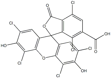5.6-羧基六氯荧光素 结构式