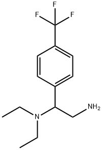 (2-AMINO-1-[4-(TRIFLUOROMETHYL)PHENYL]ETHYL)DIETHYLAMINE 结构式