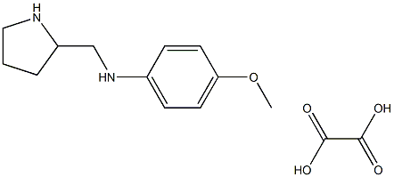 (4-Methoxy-phenyl)-pyrrolidin-2-ylmethyl-amine, oxalic acid 结构式