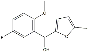 3-FLUORO-6-METHOXYPHENYL-(5-METHYL-2-FURYL)METHANOL 结构式