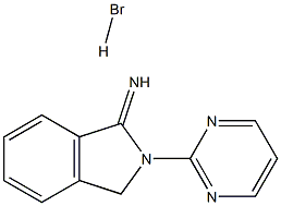 2-PYRIMIDIN-2-YLISOINDOLIN-1-IMINE HYDROBROMIDE 结构式