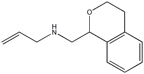 N-(3,4-DIHYDRO-1H-ISOCHROMEN-1-YLMETHYL)PROP-2-EN-1-AMINE 结构式