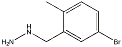 2-METHYL-5-BROMO-BENZYL-HYDRAZINE 结构式