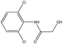 N-(2,6-DICHLOROPHENYL)-2-HYDROXYACETAMIDE 结构式