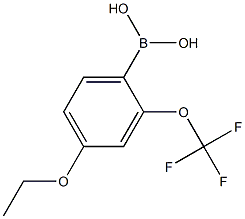 4-ETHOXY-2-TRIFLUOROMETHOXYPHENYLBORONIC ACID 结构式