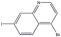 4-BROMO-7-IODOQUINOLINE 结构式