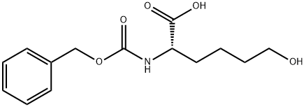 N-CBZ-6-羟基-L-正亮氨酸 结构式