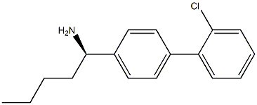 (1R)-1-[4-(2-CHLOROPHENYL)PHENYL]PENTYLAMINE 结构式