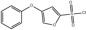 4-PHENOXYFURAN-2-SULFONYL CHLORIDE 结构式