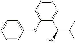 (1R)-2-METHYL-1-(2-PHENOXYPHENYL)PROPYLAMINE 结构式