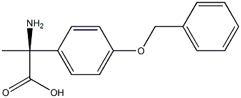 (2S)-2-AMINO-2-[4-(PHENYLMETHOXY)PHENYL]PROPANOIC ACID 结构式