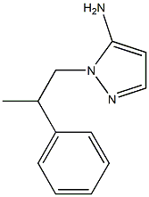 2-(2-PHENYL-PROPYL)-2H-PYRAZOL-3-YLAMINE 结构式