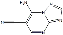 7-AMINO[1,2,4]TRIAZOLO[1,5-A]PYRIMIDINE-6-CARBONITRILE 结构式