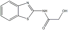 N-1,3-BENZOTHIAZOL-2-YL-2-HYDROXYACETAMIDE 结构式