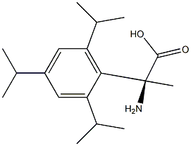 (2S)-2-Amino-2-[2,4,6-tris(methylethyl)phenyl]propanoic acid 结构式