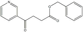 Benzyl 4-(pyrid-3-yl)-4-oxo-butyrate 结构式