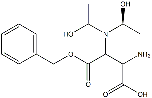 CBZ-BETA-N,N-DIETHANOLAMINO-L-ALA 结构式