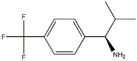 (1R)-2-METHYL-1-[4-(TRIFLUOROMETHYL)PHENYL]PROPYLAMINE 结构式