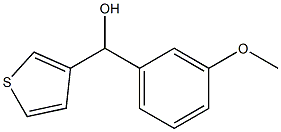 3-METHOXYPHENYL-(3-THIENYL)METHANOL 结构式