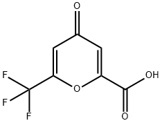4-氧代-6-(三氟甲基)-4H-吡喃-2-甲酸 结构式