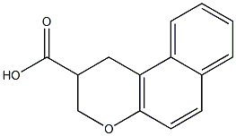 2,3-DIHYDRO-1H-BENZO[F]CHROMENE-2-CARBOXYLIC ACID 结构式