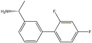 (1R)-1-[3-(2,4-DIFLUOROPHENYL)PHENYL]ETHYLAMINE 结构式