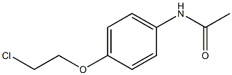 N-[4-(2-CHLORO-ETHOXY)-PHENYL]-ACETAMIDE 结构式