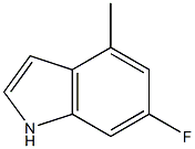 6-FLUORO-4-METHYL INDOLE 结构式