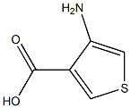 4-AMINOTHIOPHENE-3-CARBOXYLIC ACID 结构式