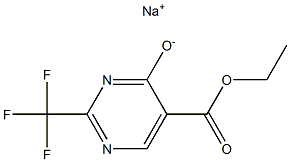 SODIUM 5-(ETHOXYCARBONYL)-2-(TRIFLUOROMETHYL)PYRIMIDIN-4-OLATE 结构式