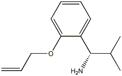 (1S)-2-METHYL-1-(2-PROP-2-ENYLOXYPHENYL)PROPYLAMINE 结构式