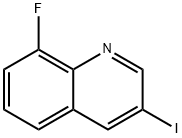 8-氟-3-碘-喹啉 结构式