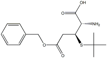 CBZ-(S)-2-AMINO-3-(S-T-BUTYLTHIO)BUTANOIC ACID 结构式