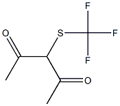 3-TRIFLUOROMETHYLSULFANYL-PENTANE-2,4-DIONE 结构式