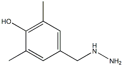 3,5-DIMETHYL-4-HYDROXY-BENZYL-HYDRAZINE 结构式