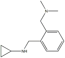 CYCLOPROPYL-(2-DIMETHYLAMINOMETHYL-BENZYL)-AMINE 结构式